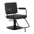 Hairdressing chair GABBIANO KATANIA LOFT OLD Black